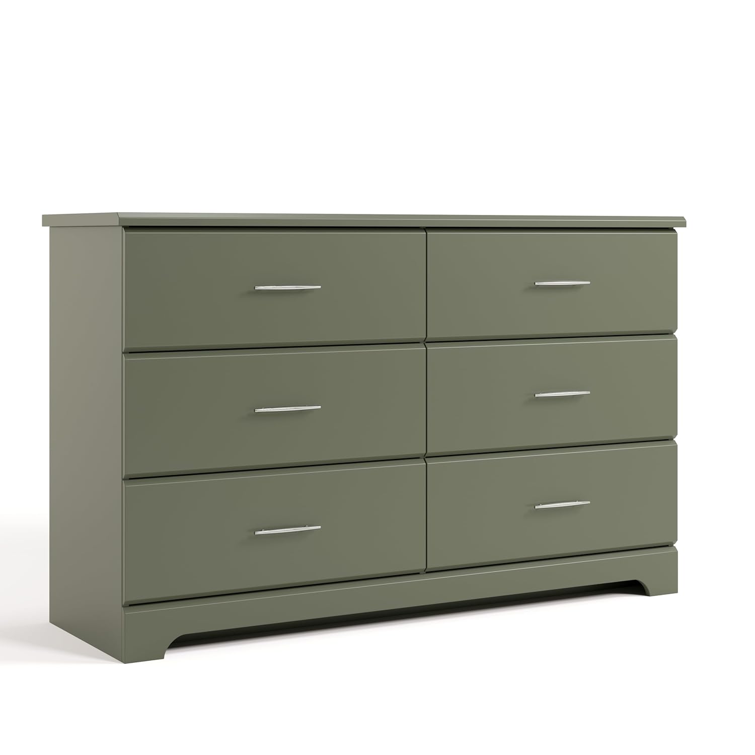 Storkcraft Brookside Dresser, 6-Drawer, Gray - Image 5