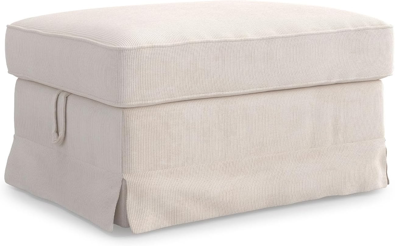 MASTERS OF COVERS Ektorp 3-Seat Sofa Cover, Cream - Image 8