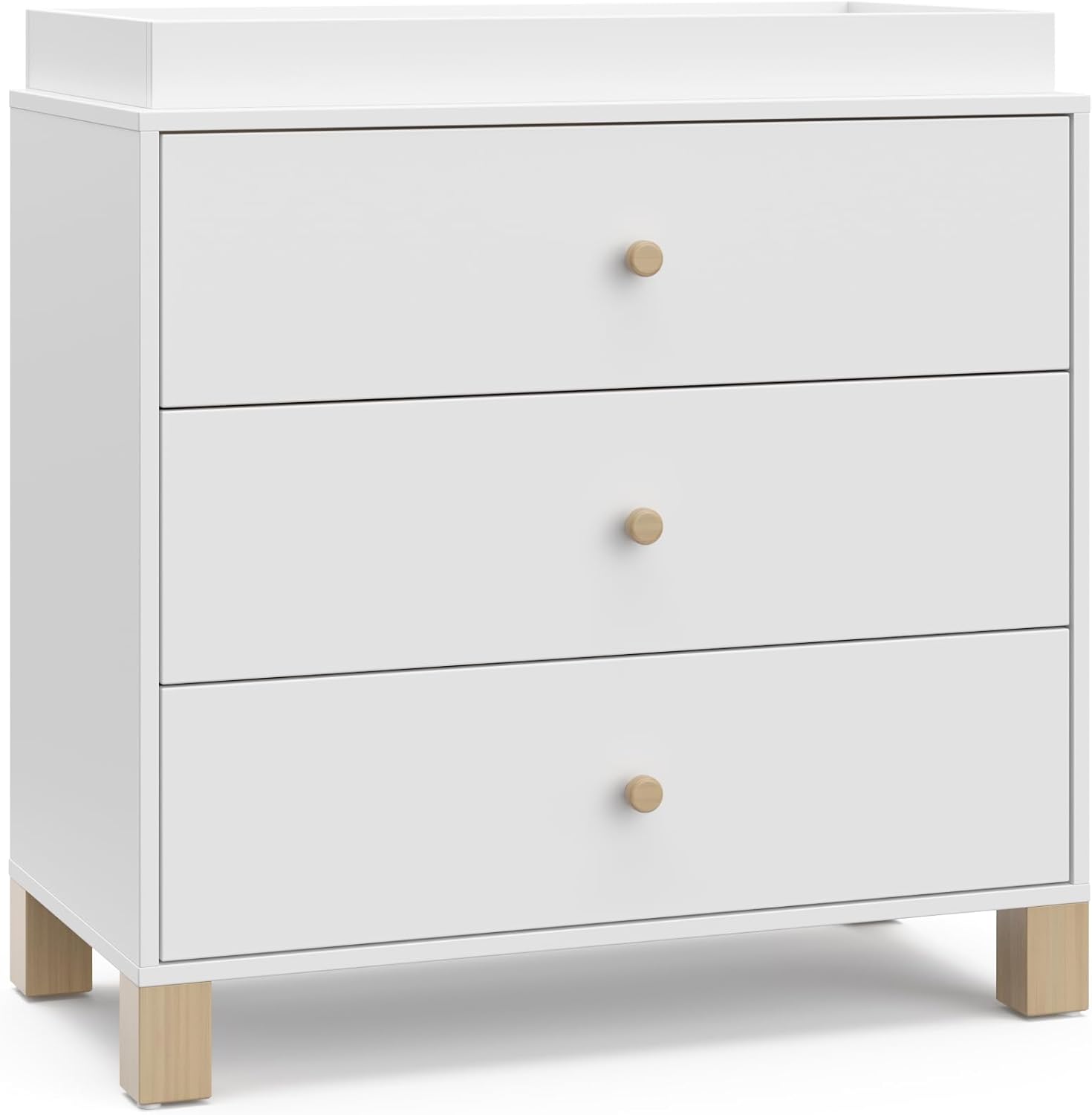 Storkcraft California Dresser, 6-Drawer, Olive/Driftwood - Image 18