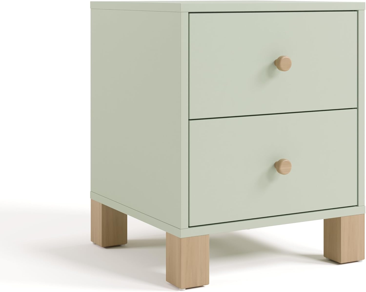 Storkcraft California Dresser, 6-Drawer, Olive/Driftwood - Image 13