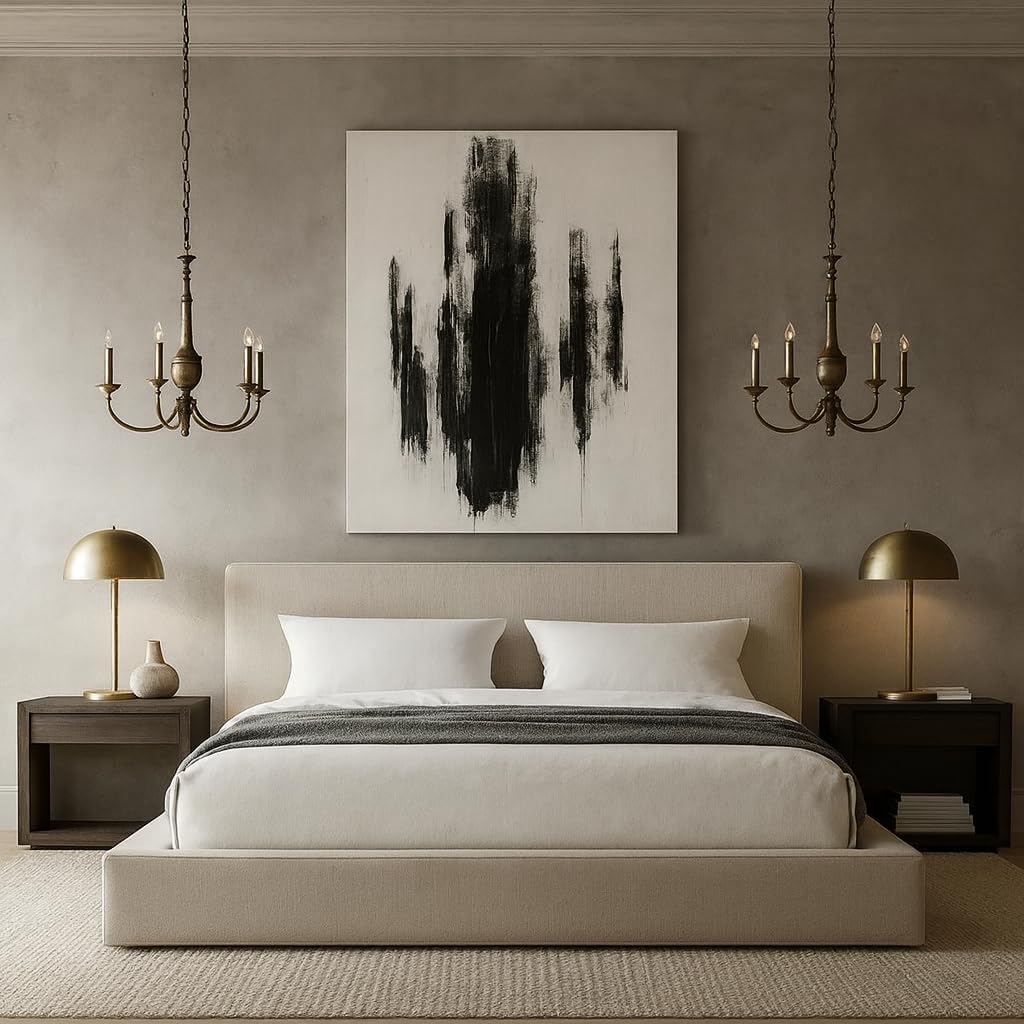 Square Bed Base, Queen, Brown Linen - Image 17