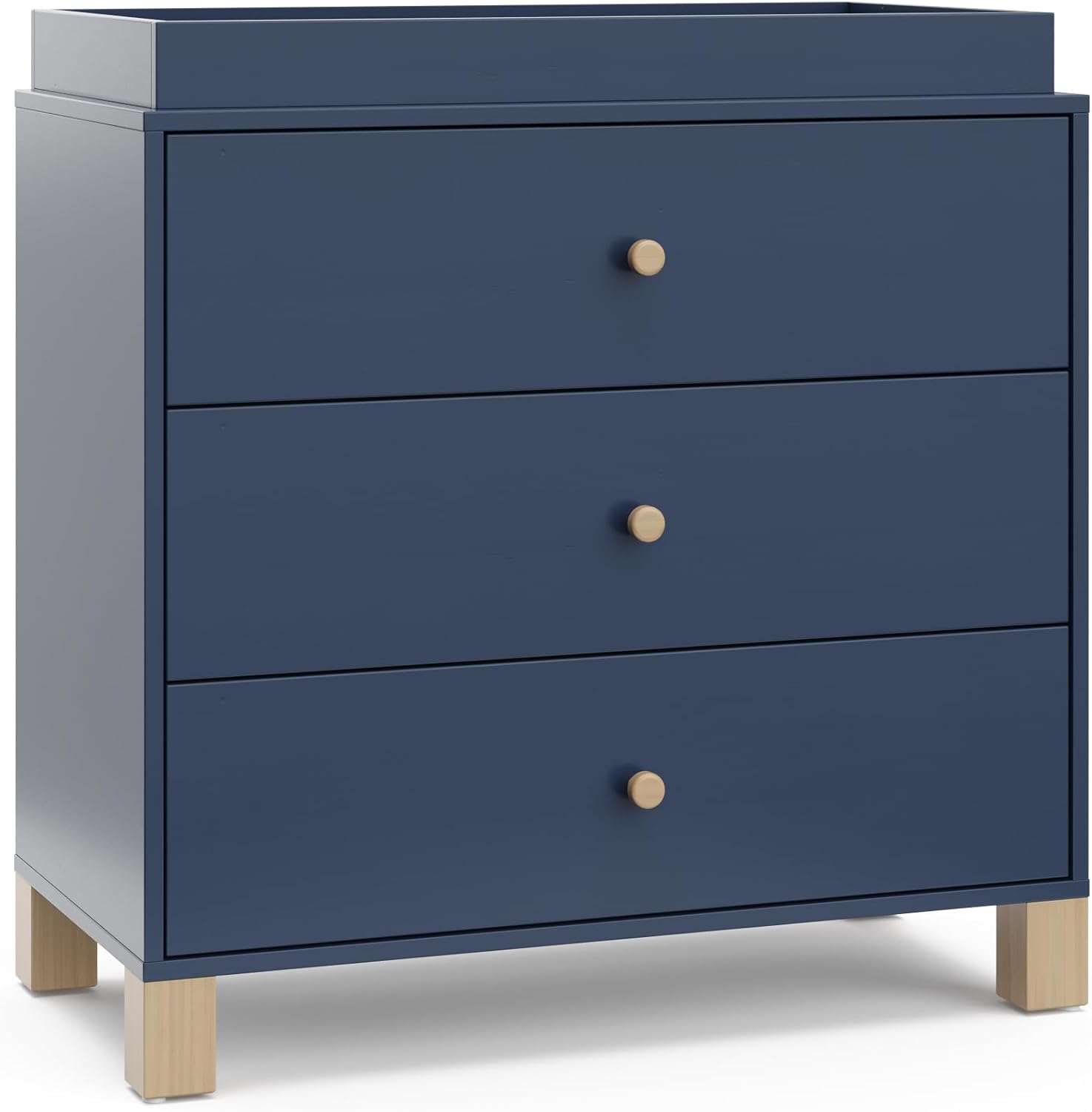 Storkcraft California Dresser, 6-Drawer, Olive/Driftwood - Image 6