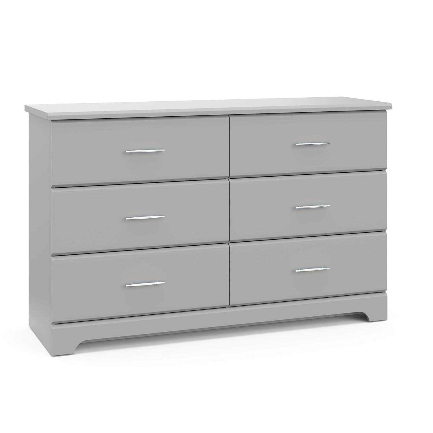 Storkcraft Brookside Dresser, 6-Drawer, Gray - Image 3