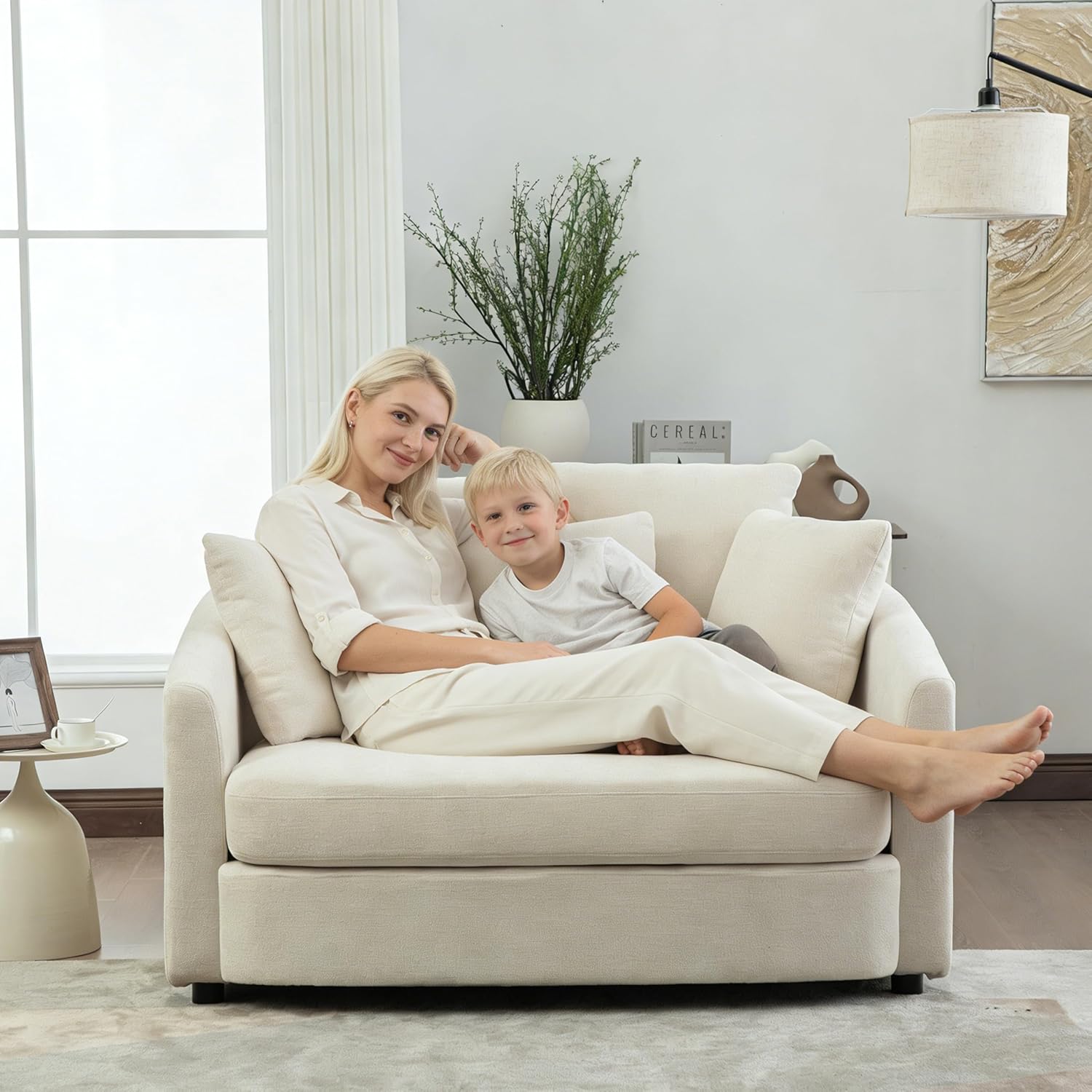 ERYE Upholstered Accent Chair, 46.9" - Image 2