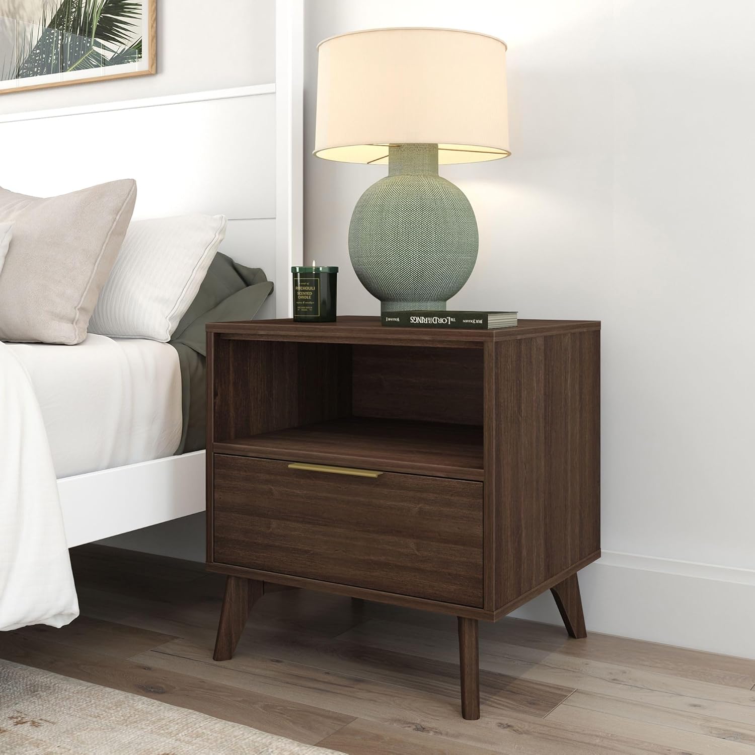 Plank+Beam Haven Nightstand Set of 2, Blonde/Black - Image 7