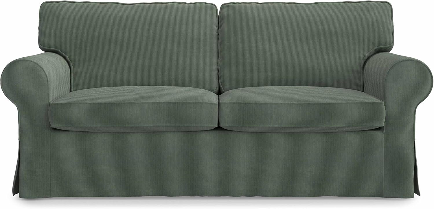 MASTERS OF COVERS Ektorp 3-Seat Sofa Cover, Cream - Image 7